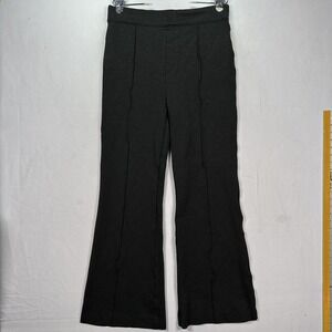Spanx SuperSmooth Perfect Fit Ponte Flare Pants Womens XL Black High Rise
